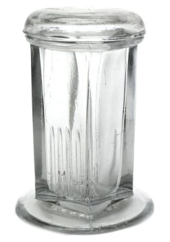 Coplin Staining Jar, Fits Up To 5 76x25mm Slides, 4.25" Tall - Eisco Labs