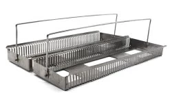 Staining Rack, 100 Slides, Aluminum With Handles -