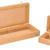 Wooden Slide Box For 25 Slides With Latch - For 75x25mm Slides