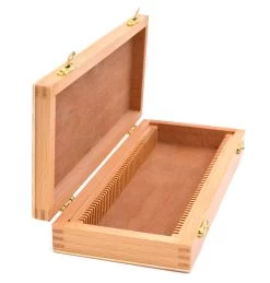 Micrscope Slide Box, 18 Inch - For 50 Slides - Wooden