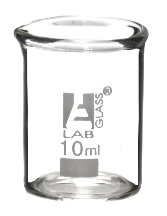 12PK Beakers, 10ml - Low Form - Ungraduated - Borosilicate Glass 2 12PK Beakers, 10ml - Low Form - Ungraduated - Borosilicate Glass - Image 2