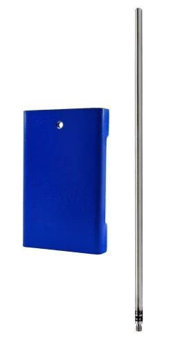 Rectangular Retort Base & Rod Set - 6"x4" Base, 19.8" Rod - Steel