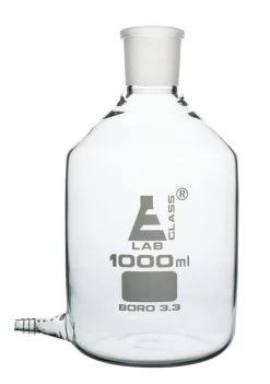 Aspirator Bottle, 1000mL - With Outlet - Borosilicate Glass