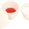 Crucible 50ml., Porcelain With Lid, Tall