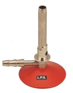Burner Bunsen, Nickel Plated, Used With Butane/Propane Gas