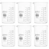 6PK Beakers, 400ml - ASTM - Low Form - Graduated - Borosilicate Glass