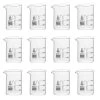 12PK Beakers, 100ml - Low Form - Graduated - Borosilicate Glass
