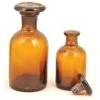 Reagent Bottle, 250mL - Amber - Wide Neck - Soda Glass