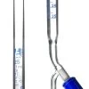 Burette, 25mL - Class B - With PTFE Needle Valve Rotaflow Stopcock - Blue Graduations - Borosilicate Glass