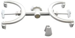 Double Burette Clamp - For Rods 10mm-15mm - Polypropylene
