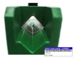 EISCO Table Clamp For Rod - Up To 2.5" Table (65mm) Thick 8 EISCO Table Clamp For Rod - Up To 2.5" Table (65mm) Thick -Laboratory Instrument Store CH0688F 3