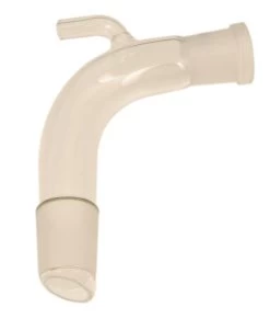 Adapter Bend Receiver With Vent, Socket 19/26, Cone 24/29