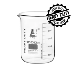 Heavy Duty Beaker, 1000ml - 5mm Thick Walls - Graduated - Borosilicate Glass