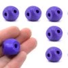 Purple Molecule Balls, 10 Pack, 2.2cm, 5 Holes - Molecular Model Parts -
