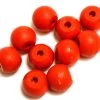 Molecular Model Part; Red Ball; 2cm; 2 Holes At 180¡; Pk Of 10