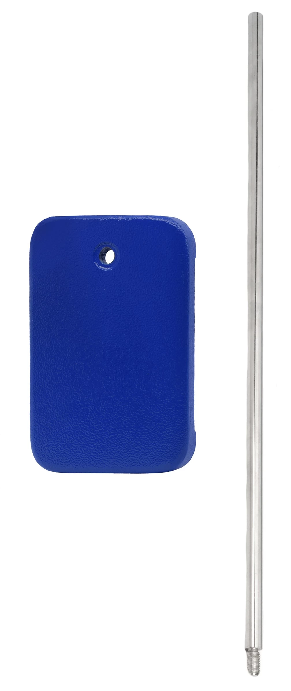 Rectangular Retort Base & Rod Set - 11"x6" Base, 35.5" Rod - Cast Iron 1 Rectangular Retort Base & Rod Set - 11"x6" Base, 35.5" Rod - Cast Iron