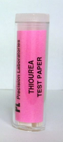Thiourea Paper Strips - Genetic Taste Testing (Vial Of 100) - Model FSC1033 - Pack Of 5