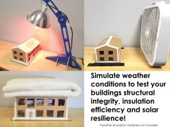 Eco-Structure Building Kit - Learn About Building Design, Structure And Efficiency, Arcitecture And Engineering - STEM Challenge - Science Fair Kits By Eisco -Laboratory Instrument Store GP00021 6