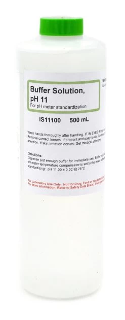 Standard Buffer Solution, 500mL - 11.0 PH - The Curated Chemical Collection