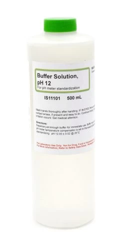 Standard Buffer Solution, 500mL - 12.0 PH - The Curated Chemical Collection
