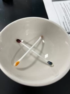 - Gun Shot Residue Presumptive Test Kit -Laboratory Instrument Store IS9001 result