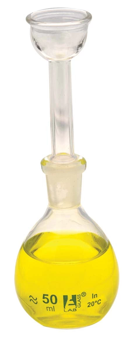 Specific Gravity Bottle - Solid, Cap. 50ml. 1 Specific Gravity Bottle - Solid, Cap. 50ml.
