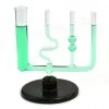 EISCO Glass Equilibrium Tubes With Plastic Base 6.25" Tall