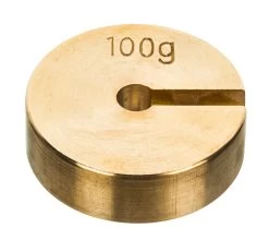 Brass 100 Gram Slotted Weight ( Spare / Replacement )