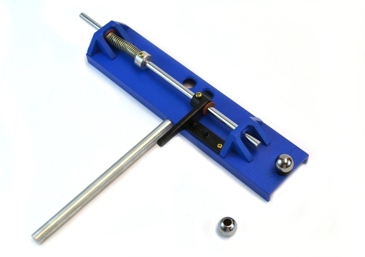 Heavy Duty , Cast Metal, Newton's Second Law Of Motion Apparatus , 10" X 2.5" Base 2 Heavy Duty , Cast Metal, Newton's Second Law Of Motion Apparatus , 10" X 2.5" Base - Image 2