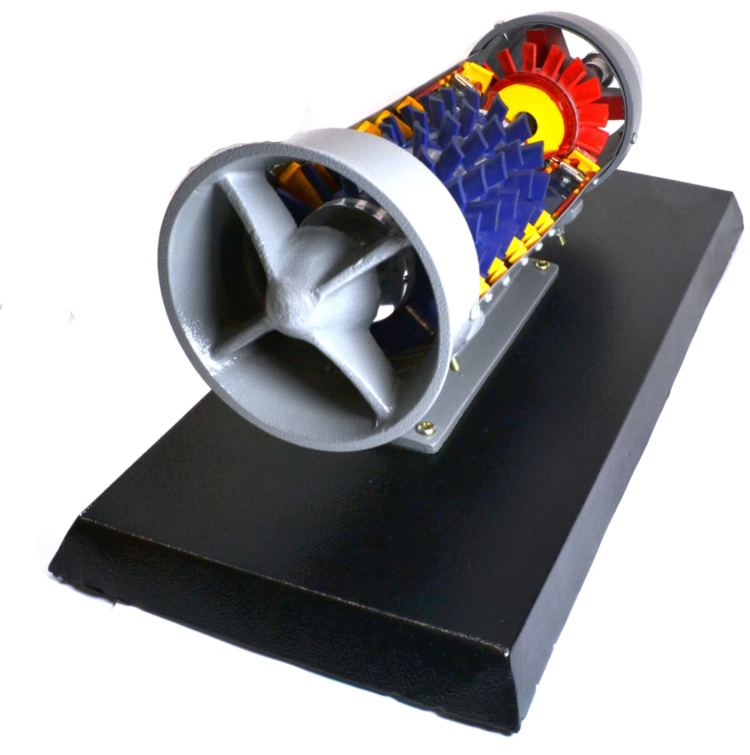 Turbojet Gas Engine Desktop Model - 19"x9" Metal Base, 16" Turbojet Length 3 Turbojet Gas Engine Desktop Model - 19"x9" Metal Base, 16" Turbojet Length - Image 3
