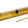 Kundt's Tube, Unmounted, Glass, Cork Piston, Stable Wooden Base, 33" Length -