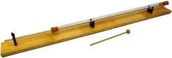 Kundt's Tube, Unmounted, Glass, Cork Piston, Stable Wooden Base, 33" Length -