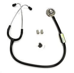 Stainless Steel Micro Plus Stethoscope, Wth Spare Ear Tips And Diaphragm
