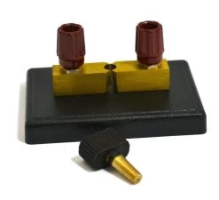 Visual Copper Plug Switch, 2 Terminals - 4mm Terminals (Removable Plug)