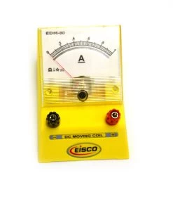 Analog Ammeter, DC Current Meter, 0 - 1 Amp, 0.02A Resolution