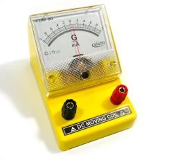 Moving Coil Meters, DC, Galvanometer 1 - 0 - 1 MA