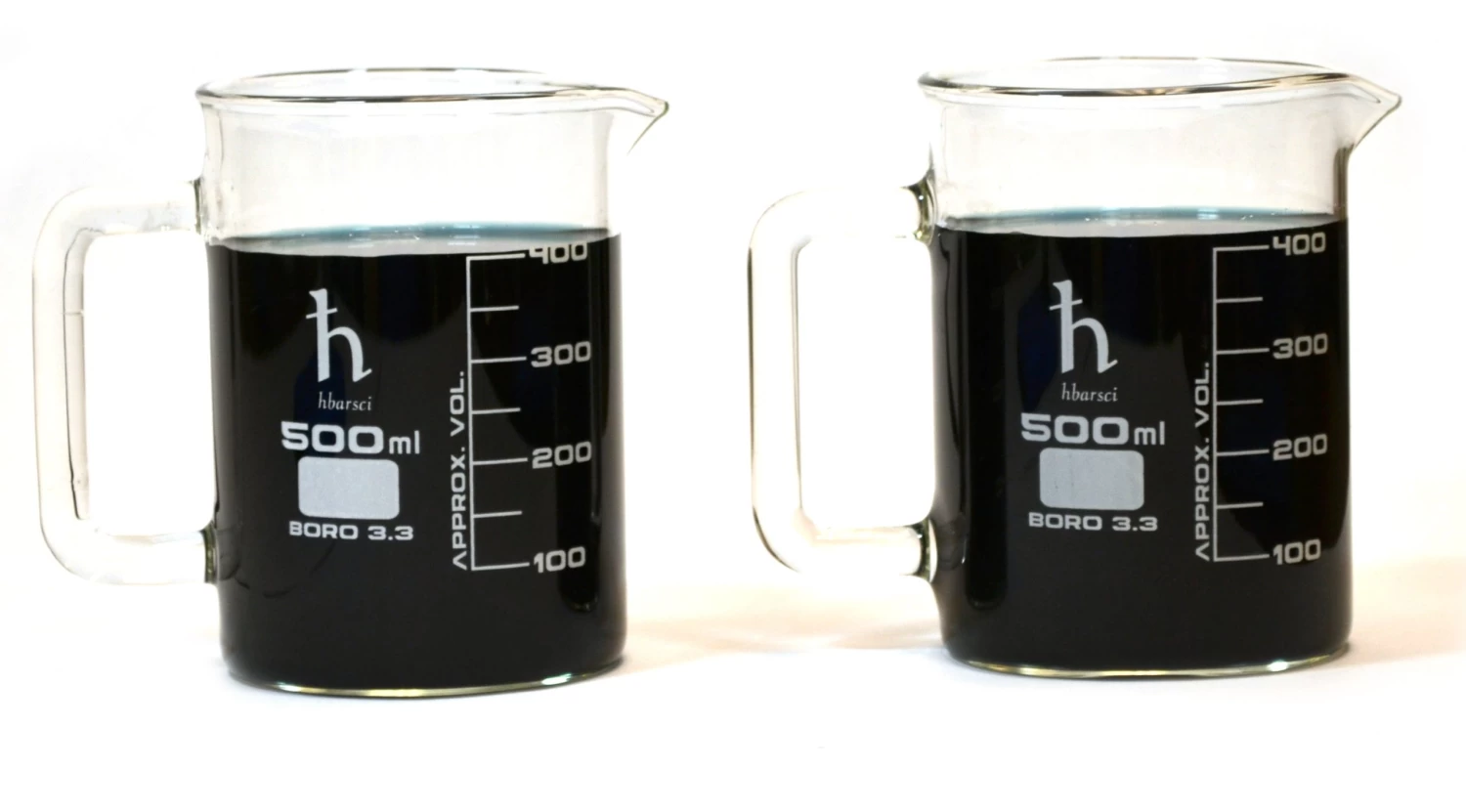 2PK Premium Hand Crafted Beaker Mug - Pint Glass Or Coffee Mug Sized -Borosilicate Glass 1 2PK Premium Hand Crafted Beaker Mug - Pint Glass Or Coffee Mug Sized -Borosilicate Glass