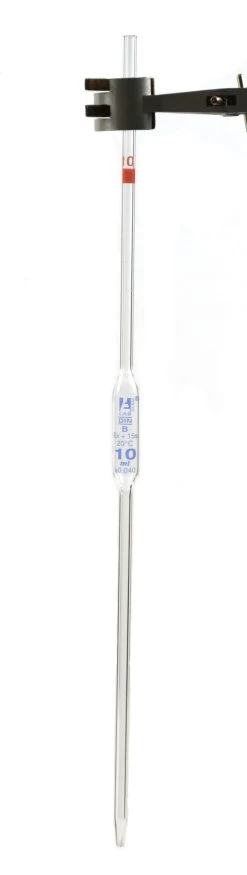 17"10mL Volumetric Pipette, Borosilicate Glass