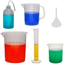 6 Piece Future Scientist's Laboratory Bath Kit - Polypropylene