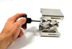 Stainless Steel Lab Jack - 3"x2.8" Surface - 6" Max Height - Dynamic Load - 2kg Static Strength - 15kg -Laboratory Instrument Store SSJCT10 3 75b438b7 0800 4f39 8f5c 13220387f5c4