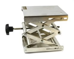 Eisco Labs Stainless Steel Lab Jack - 8x8" Surface - 11" Max Height - Dynamic Load - 7kg Static Strength - 30kg