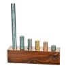 6 Piece Equal Mass Metal Cylinder Set - Includes Copper, Lead, Brass, Zinc, Iron & Aluminum