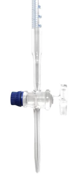 Burette, 50mL - Class B - With Stopcock - Blue Graduations - Borosilicate Glass 5 Burette, 50mL - Class B - With Stopcock - Blue Graduations - Borosilicate Glass -Laboratory Instrument Store aifbsv3botu8braz3kq1