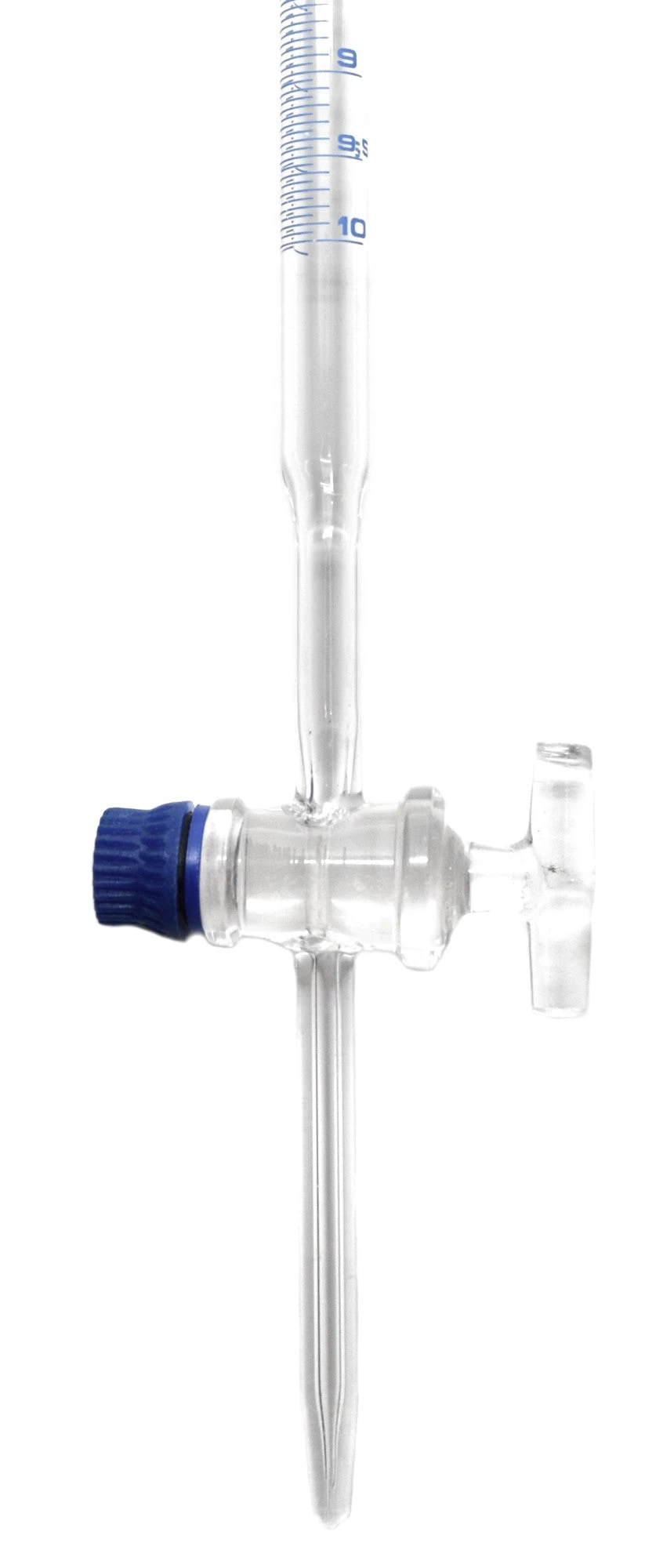 Burette, 50mL - Class B - With Stopcock - Blue Graduations - Borosilicate Glass 3 Burette, 50mL - Class B - With Stopcock - Blue Graduations - Borosilicate Glass - Image 3
