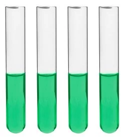 48PK Test Tubes, 12mL, 16x100mm - Rimless - Light Wall, 1.2mm Thick - Borosilicate 3.3 Glass