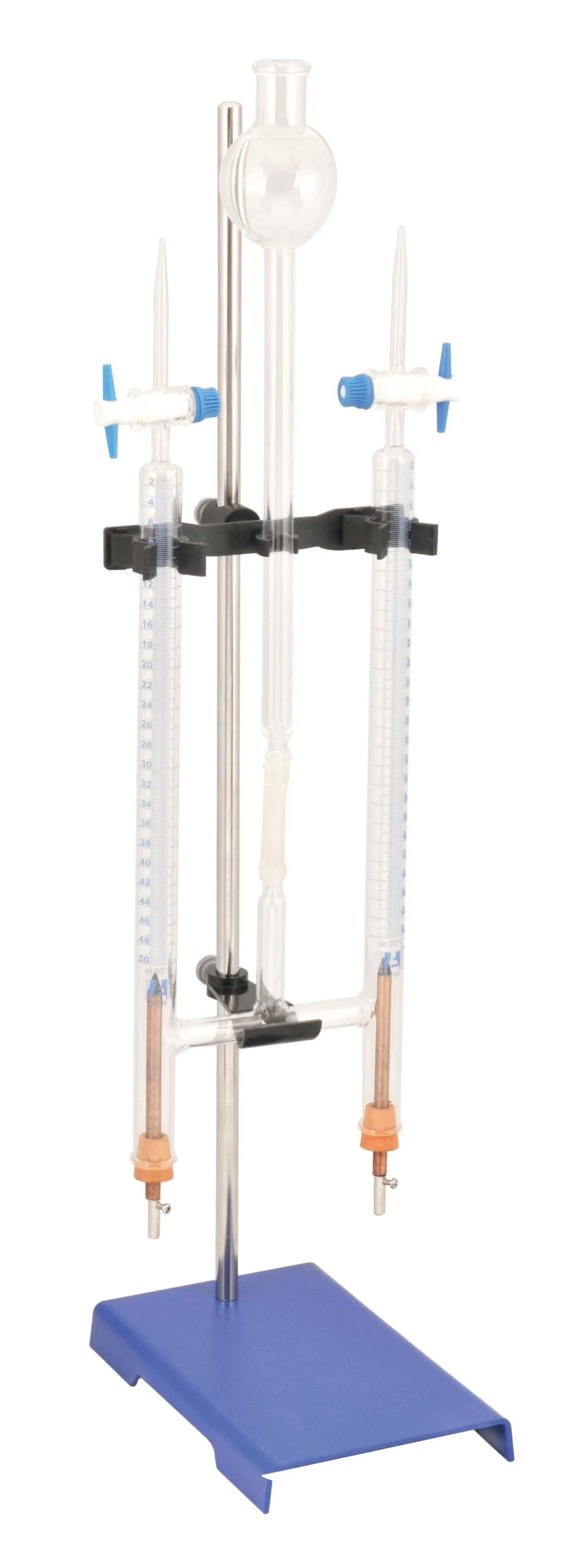 Hoffman Electrolysis Apparatus With PTFE Stopcocks - Borosilicate Glass 4 Hoffman Electrolysis Apparatus With PTFE Stopcocks - Borosilicate Glass - Image 4