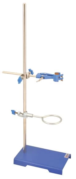 5PK Classroom Pack - 4 Piece Lab Sets - Rectangular Retort Stand, Rod, Clamp & Ring Set