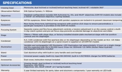 Microscope EXM-151 - Monocular Head, 40-1000X Magnification, Mechanical Stage, Iris Diaphragm, Cordless LED Illumination 9 Microscope EXM-151 - Monocular Head, 40-1000X Magnification, Mechanical Stage, Iris Diaphragm, Cordless LED Illumination -Laboratory Instrument Store bl99knsrvdcwqi5yqwhn