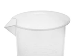 12PK Plastic Beakers, 100ml - Polypropylene - Raised Graduations -Laboratory Instrument Store bsjainycgkoudvftwswx