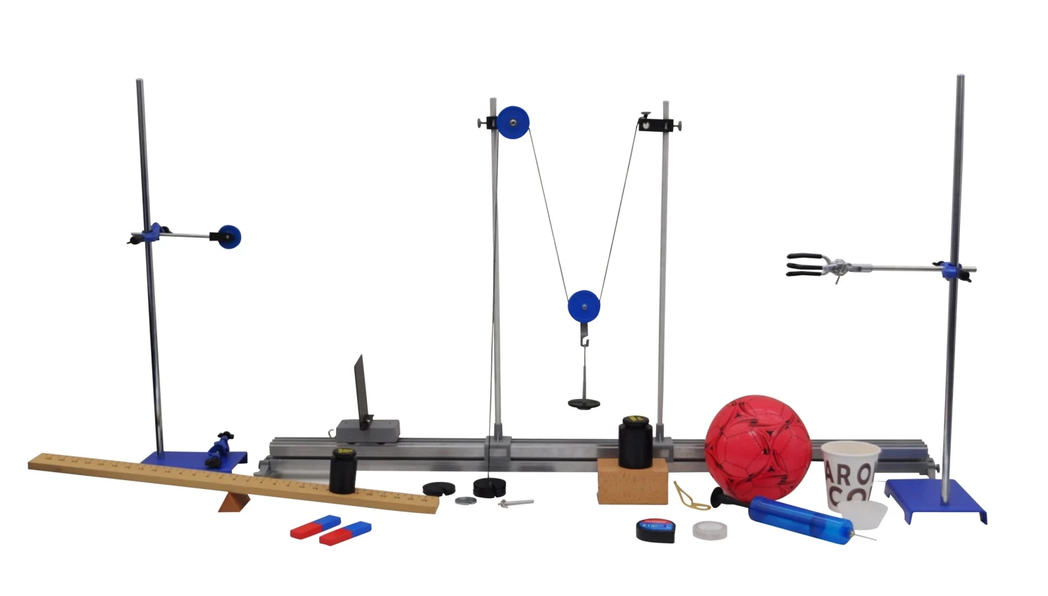 46pc Mechanics Equipment Set - Essential Items For Physics Mechanics Experiments 1 46pc Mechanics Equipment Set - Essential Items For Physics Mechanics Experiments